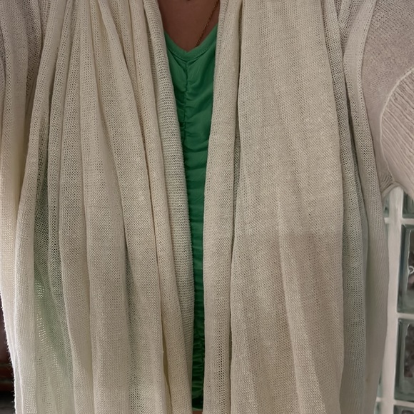 FREE PEOPLE SZ S Long Sweater Duster Cardigan Cardi - Picture 3 of 3